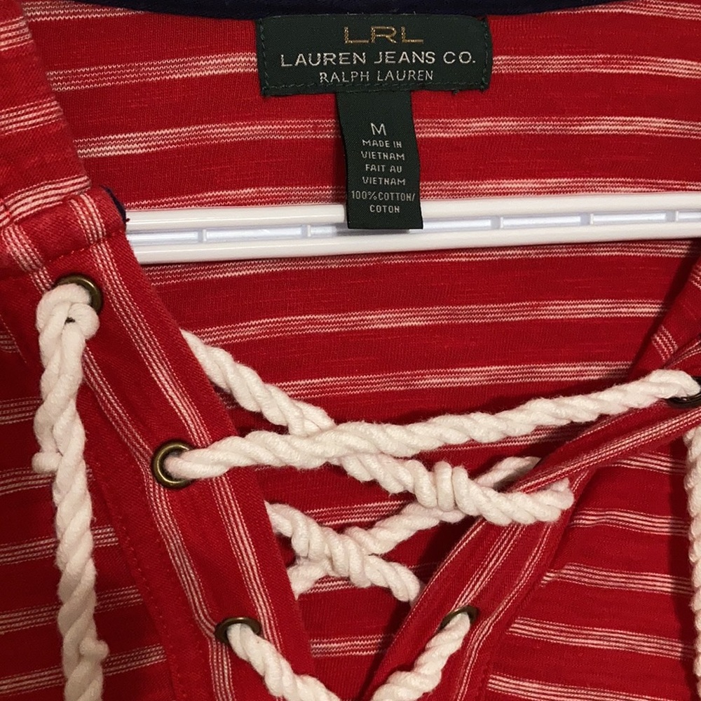 Pull Ralph Lauren rouge et très joli WoW